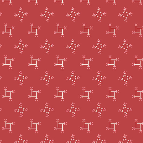 Strawberries and Cream by Laundry Basket Quilts Pinwheel Ruby