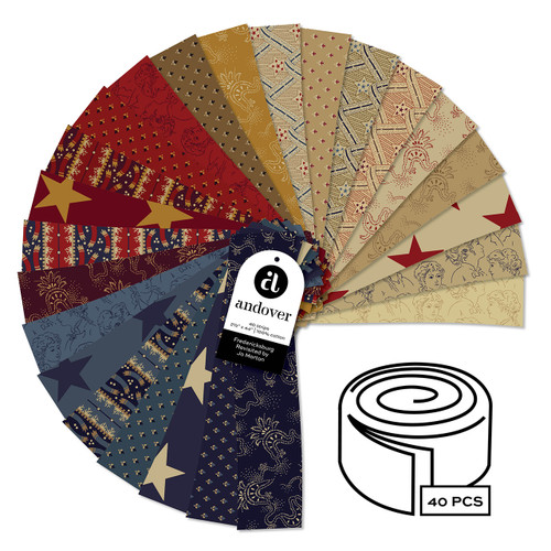 Fredericksburg Revisited - Four 2.5 Inch Strip Rolls