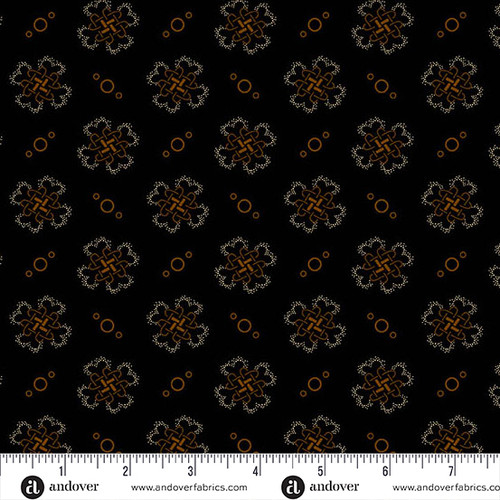 BRIDGEPORT BY JO MORTON Quatrefoil Black