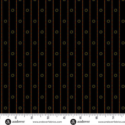 BRIDGEPORT BY JO MORTON Circle Stripes Black