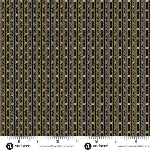 BRIDGEPORT BY JO MORTON Square Stripes Black