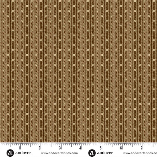 BRIDGEPORT BY JO MORTON Square Stripes Brown
