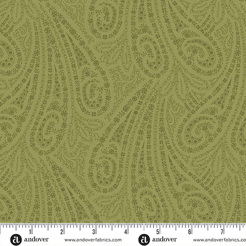 Grand Paisley by Jo Morton Grand Paisley Moss