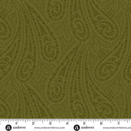 Grand Paisley by Jo Morton Grand Paisley Olive