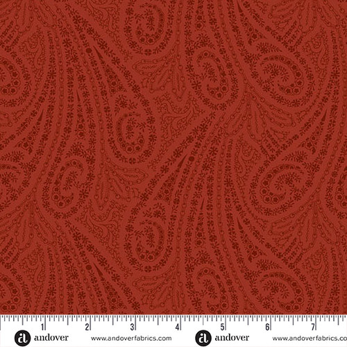 Grand Paisley by Jo Morton Grand Paisley Crimson