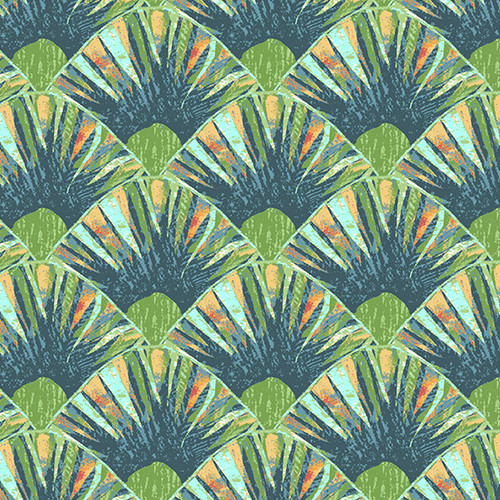 Reef by Two Can Turtleback Scales Teal