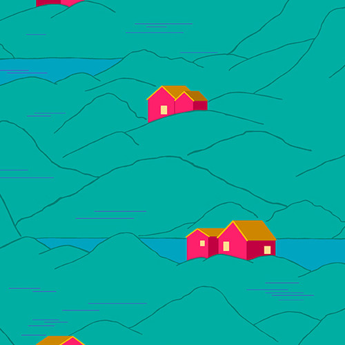 Wildflowers by Alison Glass Cottage Jade