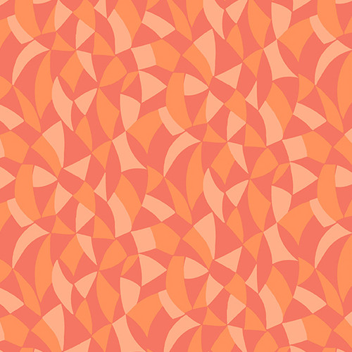 Poppies by Andover Fabrics Crackle Orange