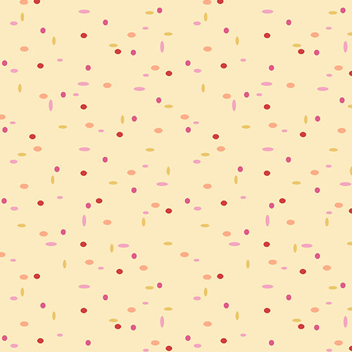 Poppies by Andover Fabrics Seed Scatter Yellow
