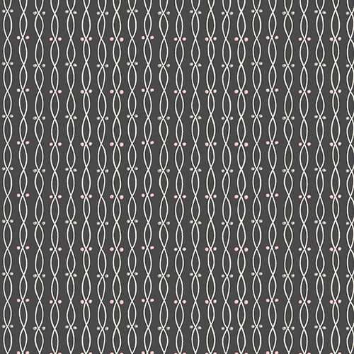 Tangent by Andover Fabrics Twist Black