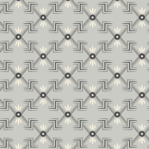 Tangent by Andover Fabrics Blanket Gray