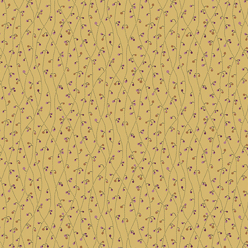 English Garden by Laundry Basket Quilts Blue Vetch Custard