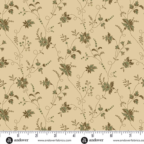 Trunk Treasures by Jo Morton Trellis Olive