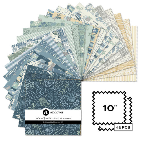 Driftwood - Four 10 X 10 Square - 42 Cuts Each