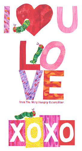 The VHC Classics - I love You I Love You Panel Red