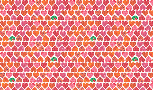 The VHC Classics - I love You Hearts Red