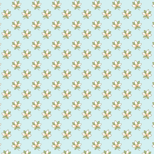 Magnolia by Andover Fabrics Sprig Light Blue