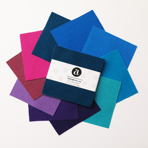 WoolWerks 10 x 10 Ice 10 Swatches