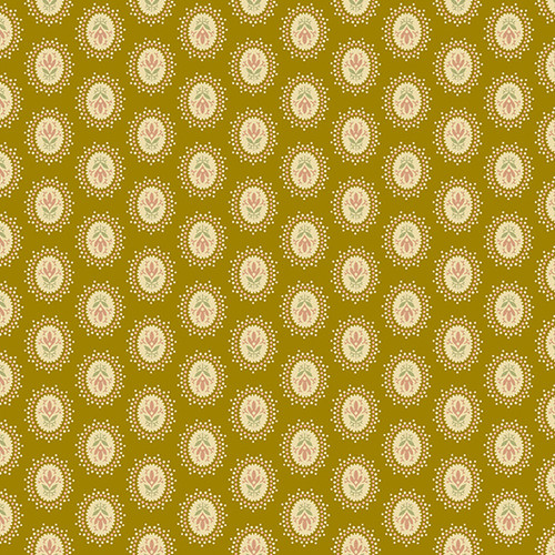 Secret Stash - Earth Tones by Laundry Basket Quilts Medallion Brass