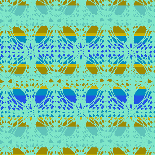 Chrysanthemum by Alison Glass Lace Mint