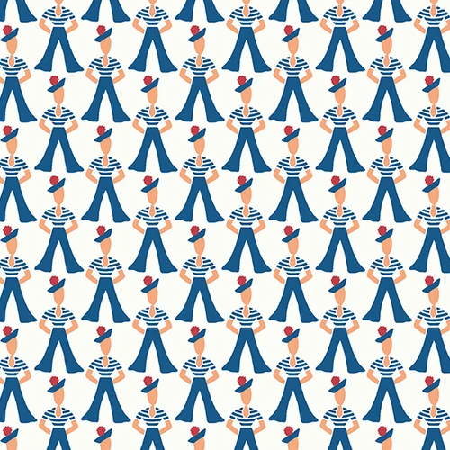 Lottie Ruth by Kathy Hall Gondilier Blue