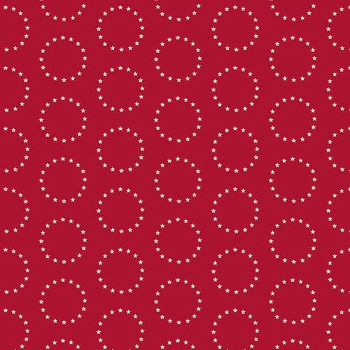 Reveille by Kathy Hall Circles Red