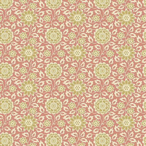 The Seamstress by Laundry Basket Quilts Stylize Flower Antique Rose