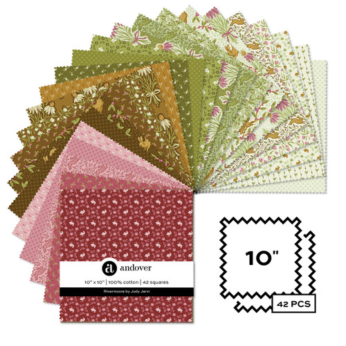 Rivermoore - Four 10 X 10 Square - 42 Cuts Each