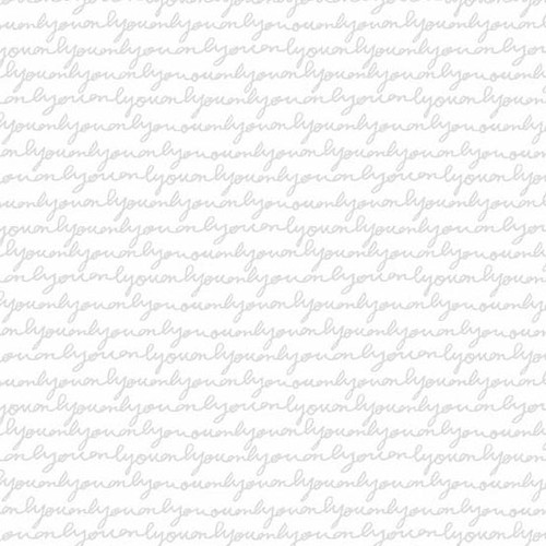 Only You by Andover Fabrics Only You White