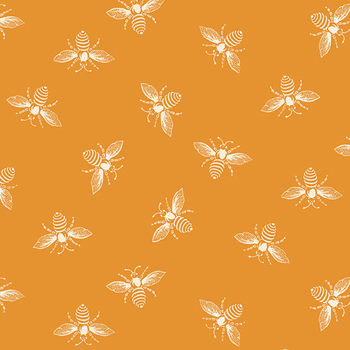 French Bee by Renee Nanneman Bees Orange Peel