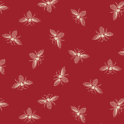 French Bee by Renee Nanneman Bees Cranberry
