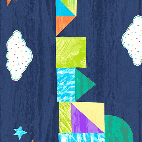 The Very Hungry Caterpillar: Bright by Eric Carle Castle Stripe Dark Blue