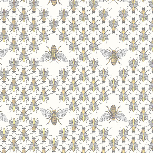 Botanica 2020 by Andover Fabrics Bees Yellow