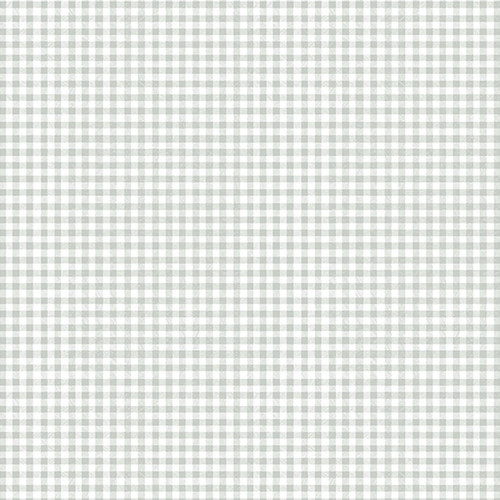 Meow Meadow by Two Can Art Gingham Grey