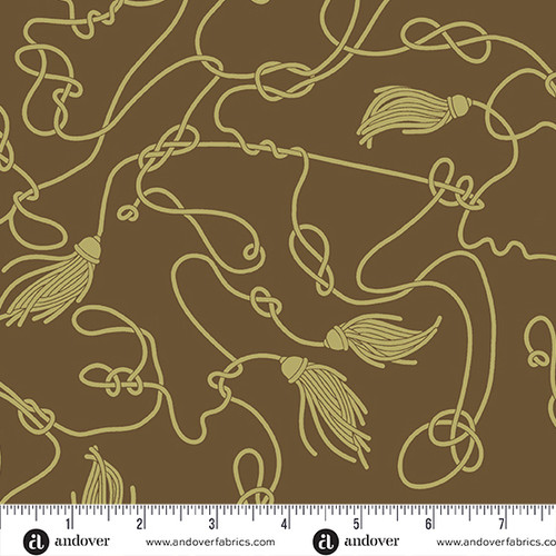 Ciao Bella by Eye Candy Quilts Knot and Tassel Coffee
