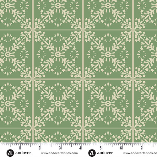 Ciao Bella by Eye Candy Quilts Tiles Basil