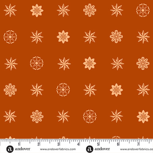 Ciao Bella by Eye Candy Quilts Rosette Terracotta