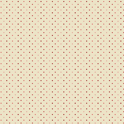 Strawberries and Cream by Laundry Basket Quilts Poppy Seed Almond