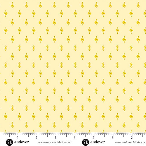 Plain and Simple by Andover Fabrics Flower Pin Sunshine