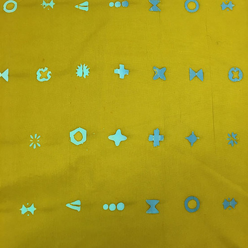 Handcrafted Patchwork Artifact Chartreuse