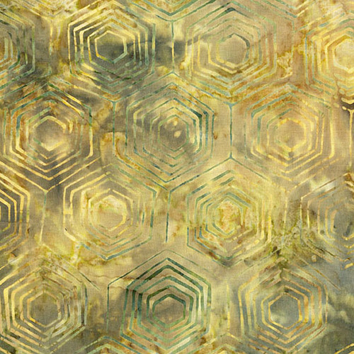 A Splash of Color by Laundry Basket Quilts Honeycomb Forest Green