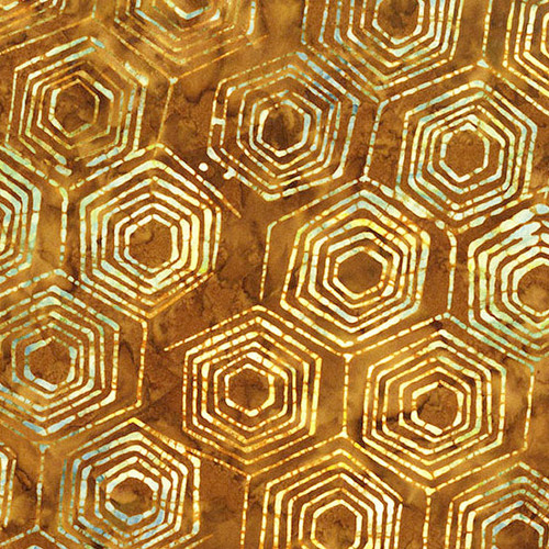 A Splash of Color by Laundry Basket Quilts Honeycomb Caramel