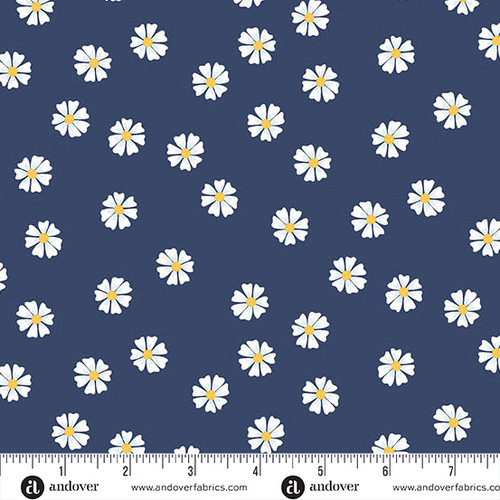 Oh Say Can You Sew by Amy Latta Dancing Daisies Navy