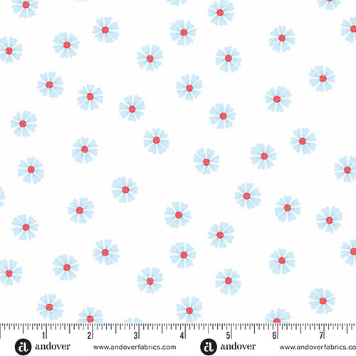 Oh Say Can You Sew by Amy Latta Dancing Daisies White