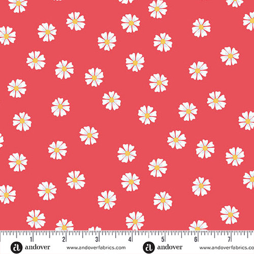 Oh Say Can You Sew by Amy Latta Dancing Daisies Red