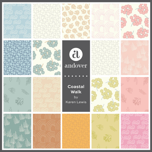Coastal Walk by Karen Lewis Textiles - 10 Yard Case Pack