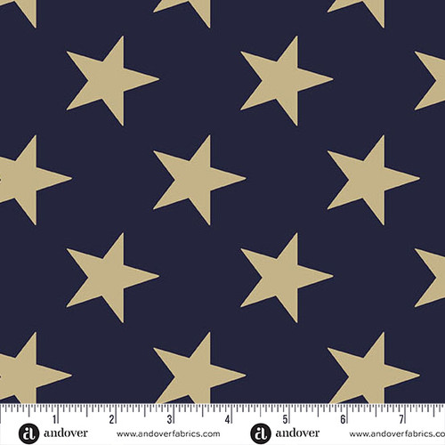 Fredericksburg Revisited 108s by Jo Morton Star Spangled Indigo
