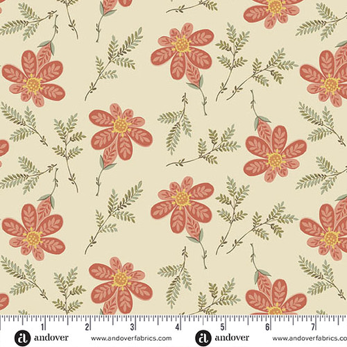 Laundry Line 108s by Laundry Basket Quilts Apron Strings Cream