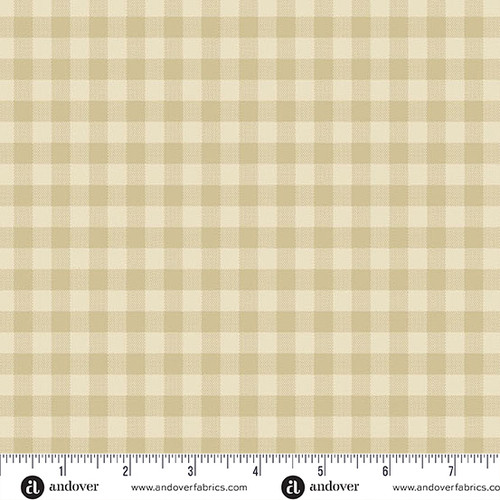 Laundry Line 108s by Laundry Basket Quilts Gingham Check Cream