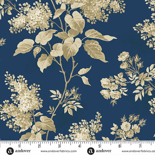 Blue Sky 108s by Laundry Basket Quilts Lilacs Full Moon